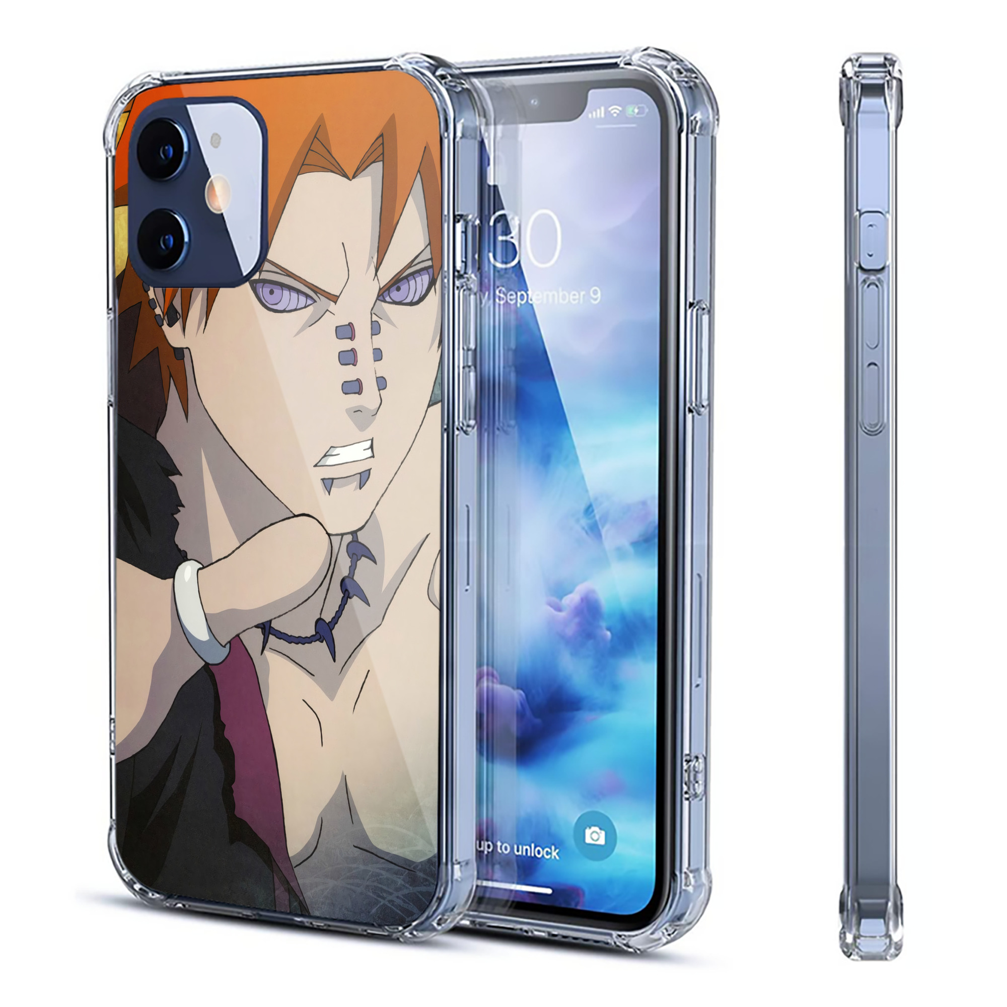 （画像用） NARUTO -ナルト- NARUTO -ナルト- 疾風伝 【iPhone 12シリーズ対応】透明スマホケース（クリアソフトケース）